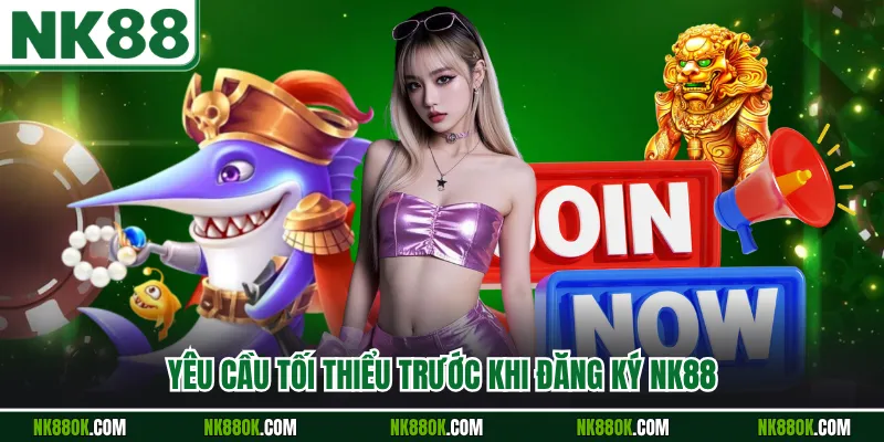 Yêu cầu tối thiểu trước khi đăng ký NK88